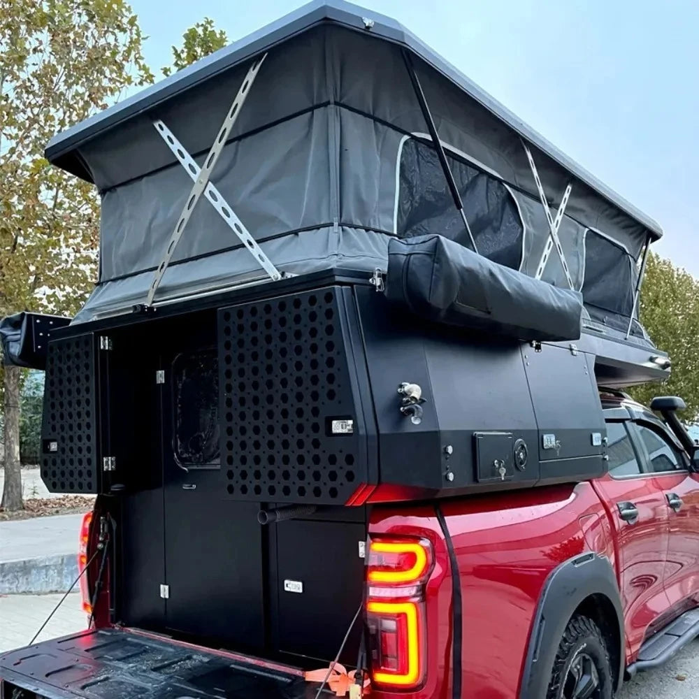Sliding Liftable Pickup Truck Camper
