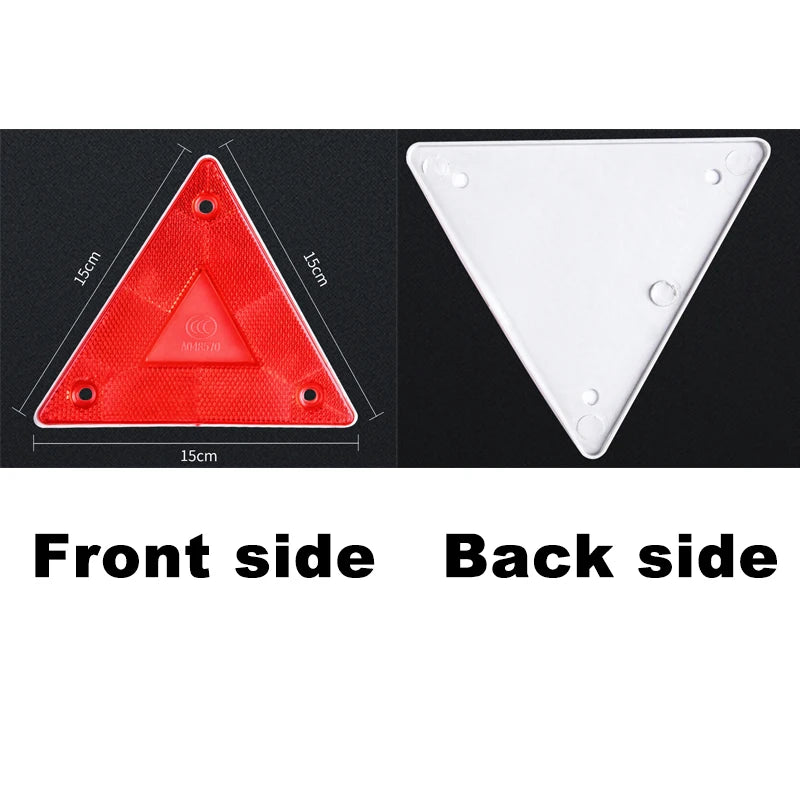 Triangle Warning Reflectors - 2/4 Pack