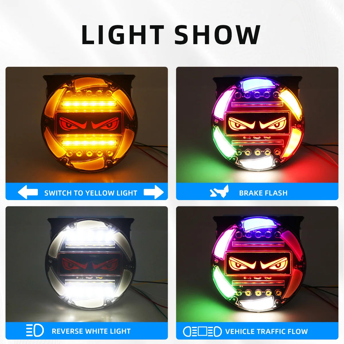 Round LED Tail Light / Side Marker
