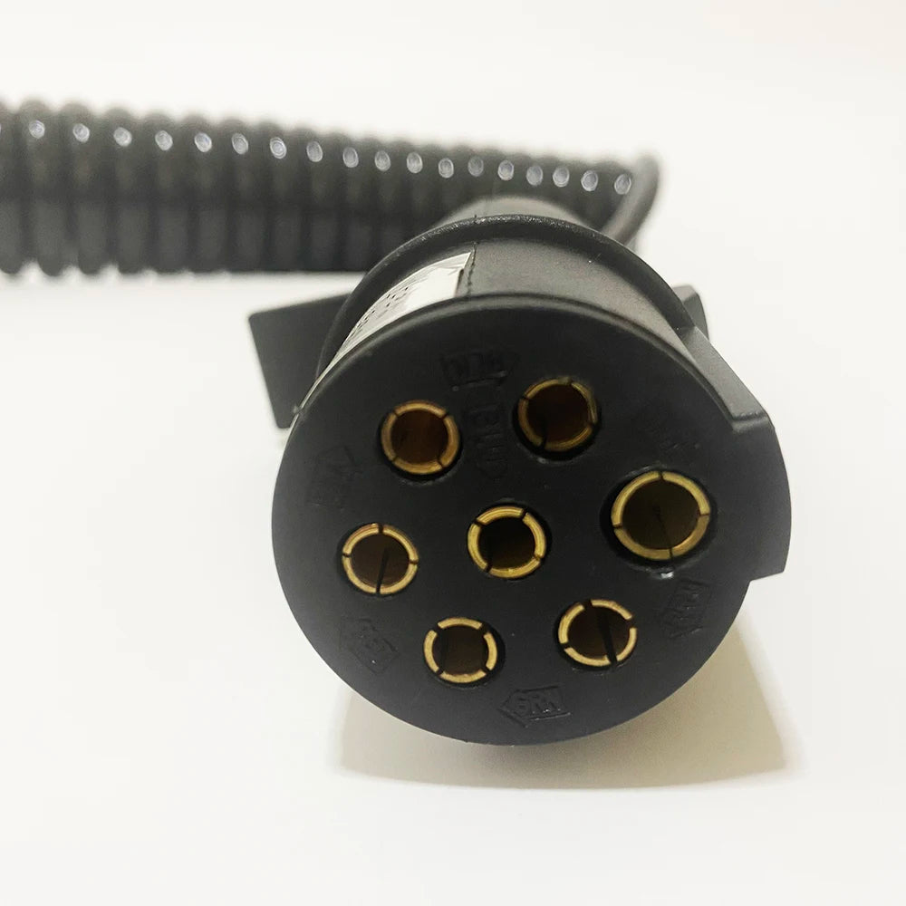 7-Pin Coiled Trailer Cable