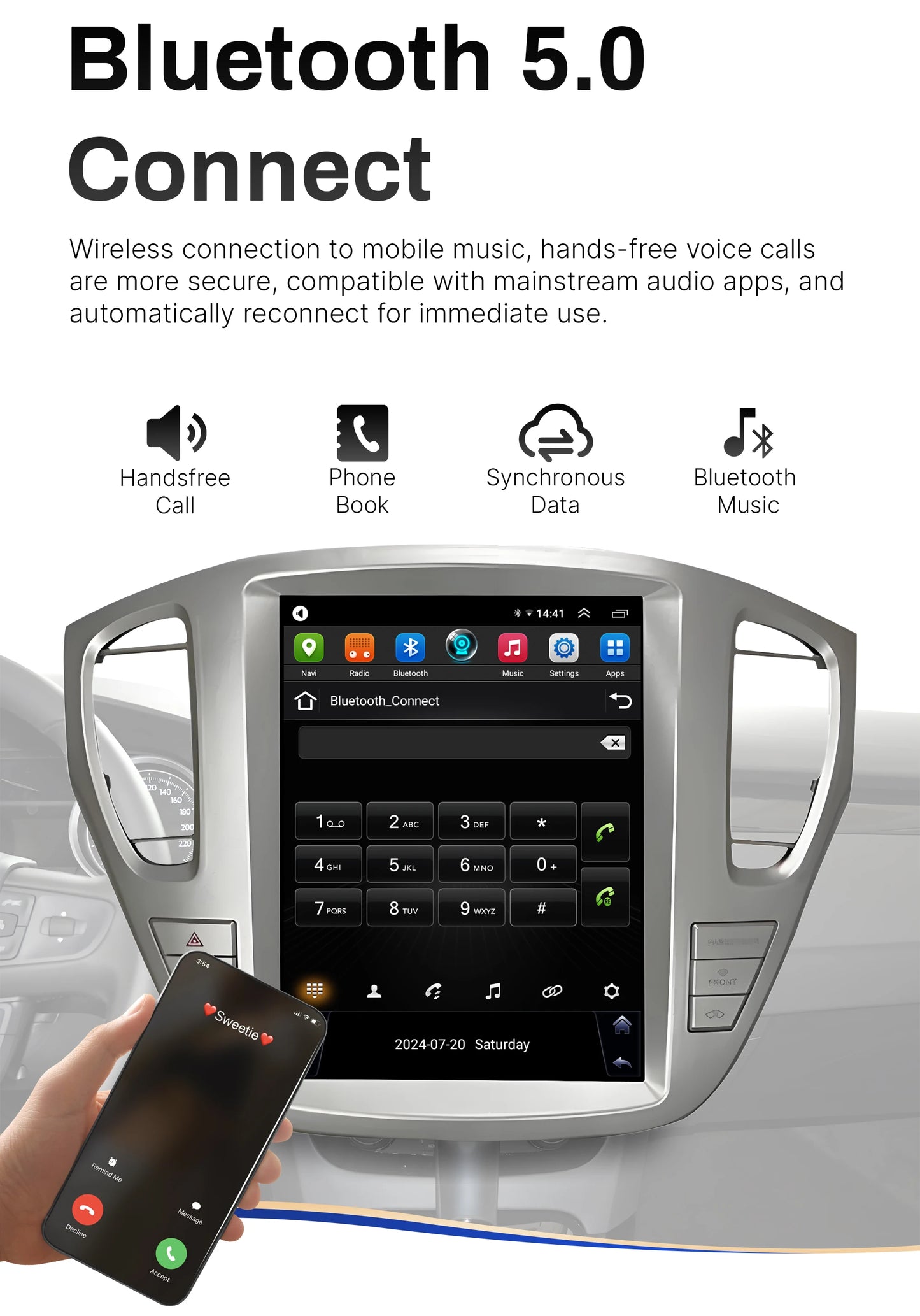 12.1" Android 14 Head Unit for Ranger/Everest 2016-2021