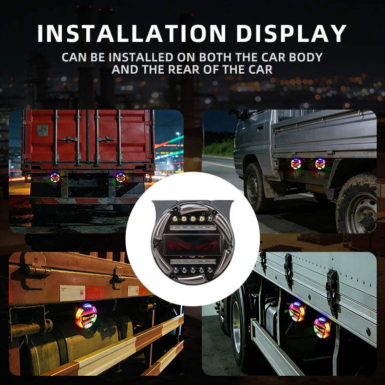 Round LED Tail Light / Side Marker