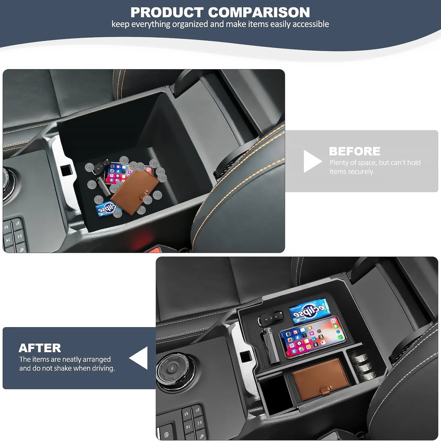 Ford Ranger Centre Console Organiser Tray