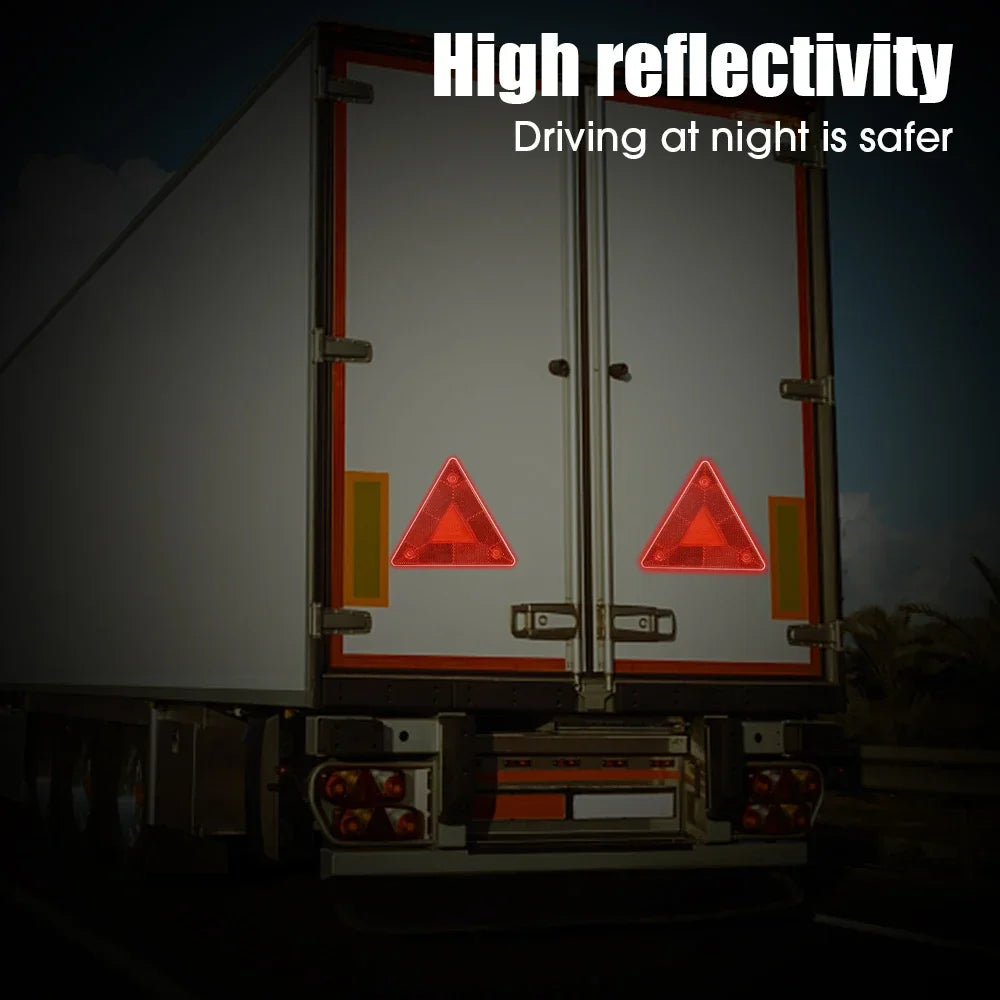 Triangle Warning Reflectors - 2/4 Pack