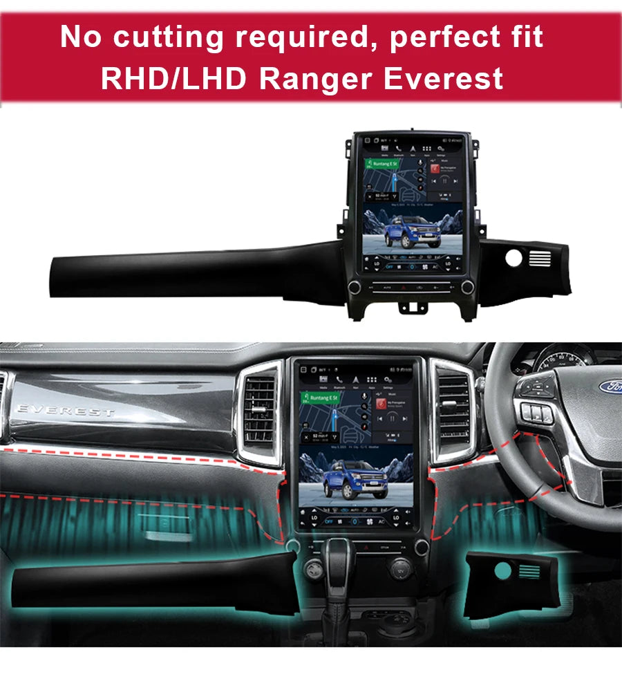 Ford Ranger 2015-2021 Android 14 Car Stereo, GPS, CarPlay