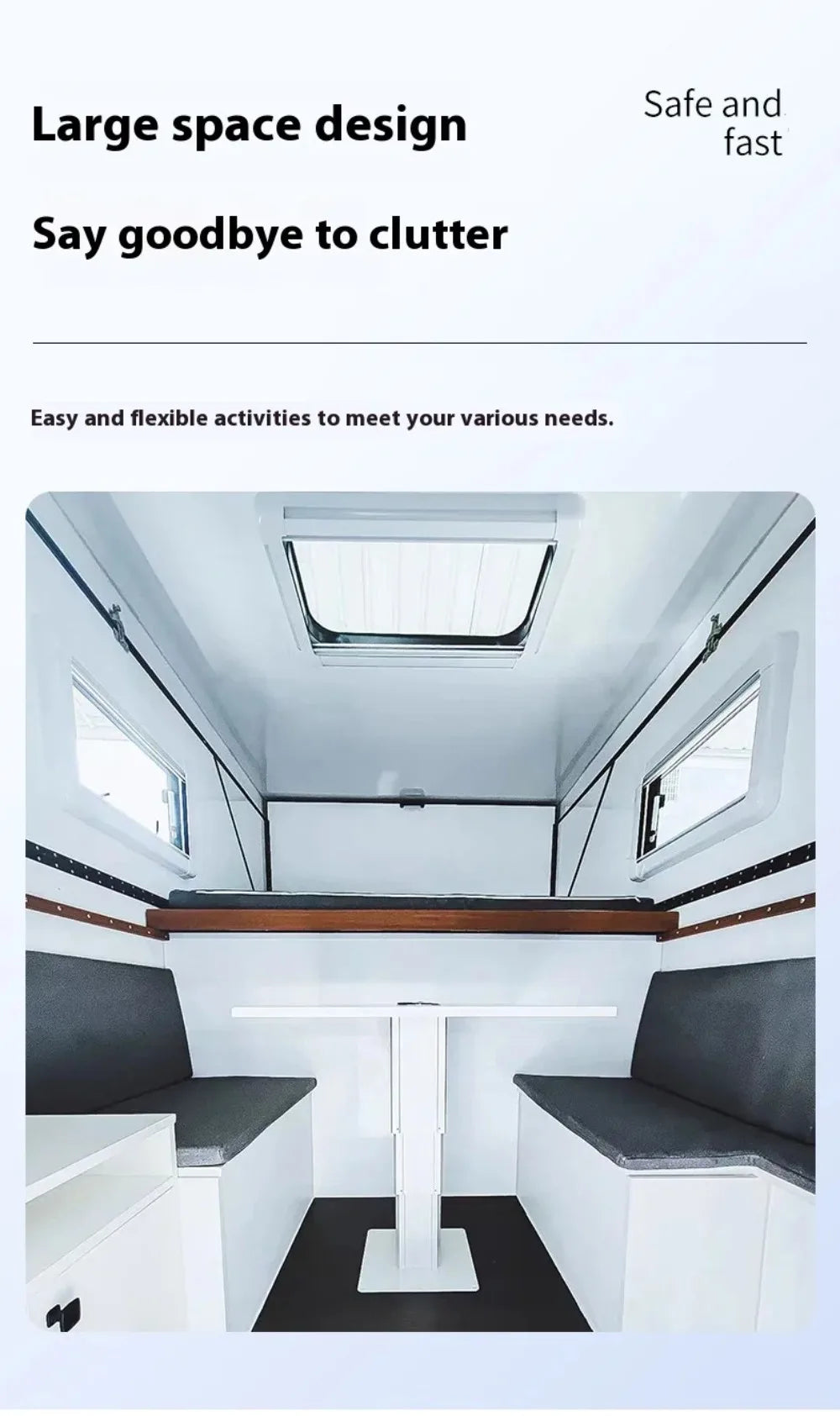 Sliding Liftable Pickup Truck Camper