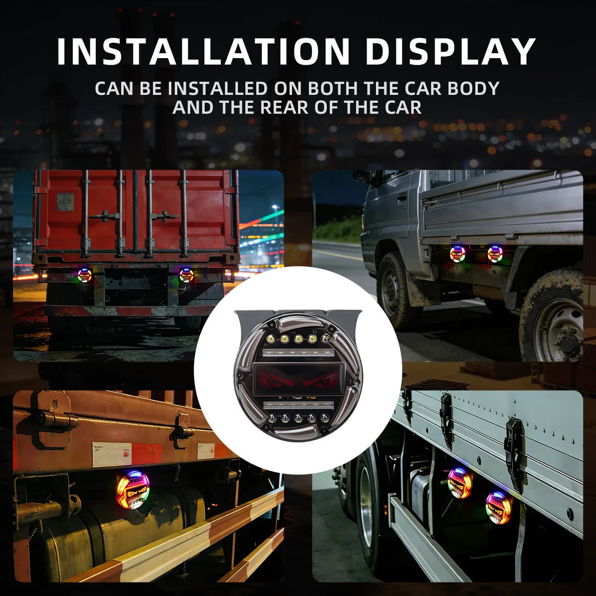 Round LED Tail Light / Side Marker