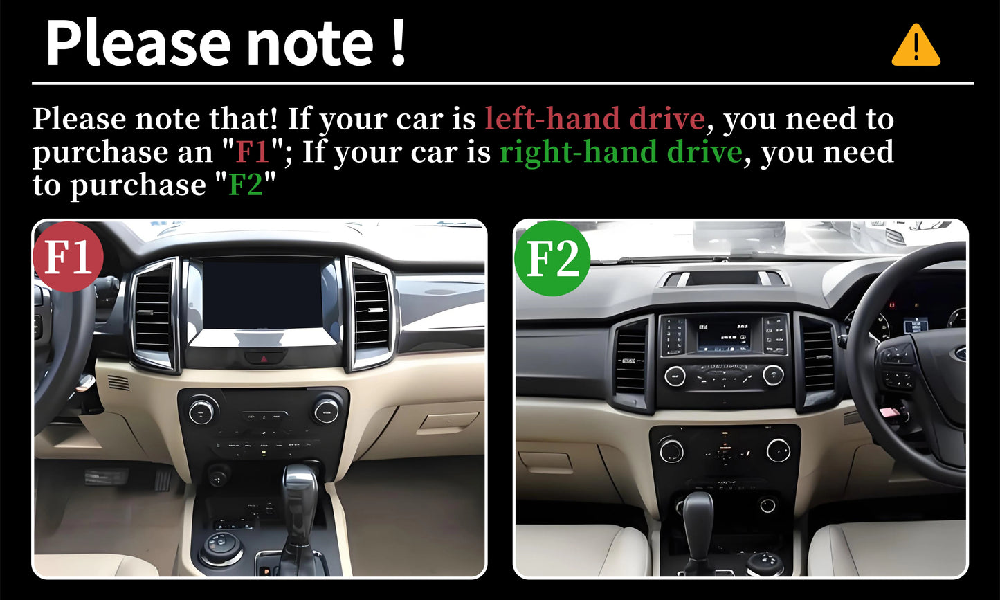 12.1" Android 14 Head Unit for Ranger/Everest 2016-2021