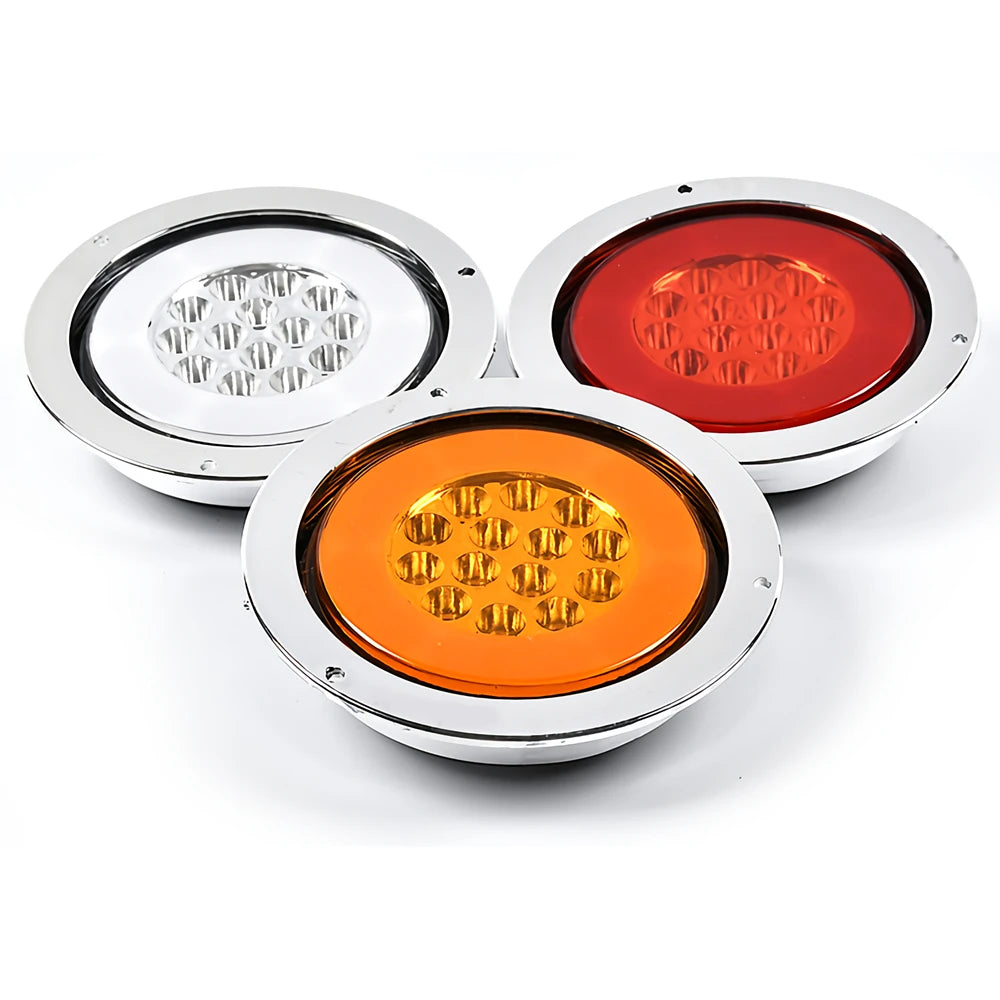 24V Round LED Trailer Tail Lights