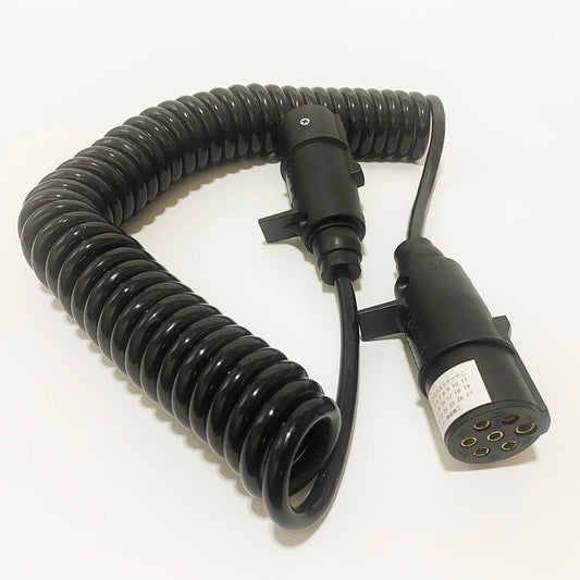 7-Pin Coiled Trailer Cable