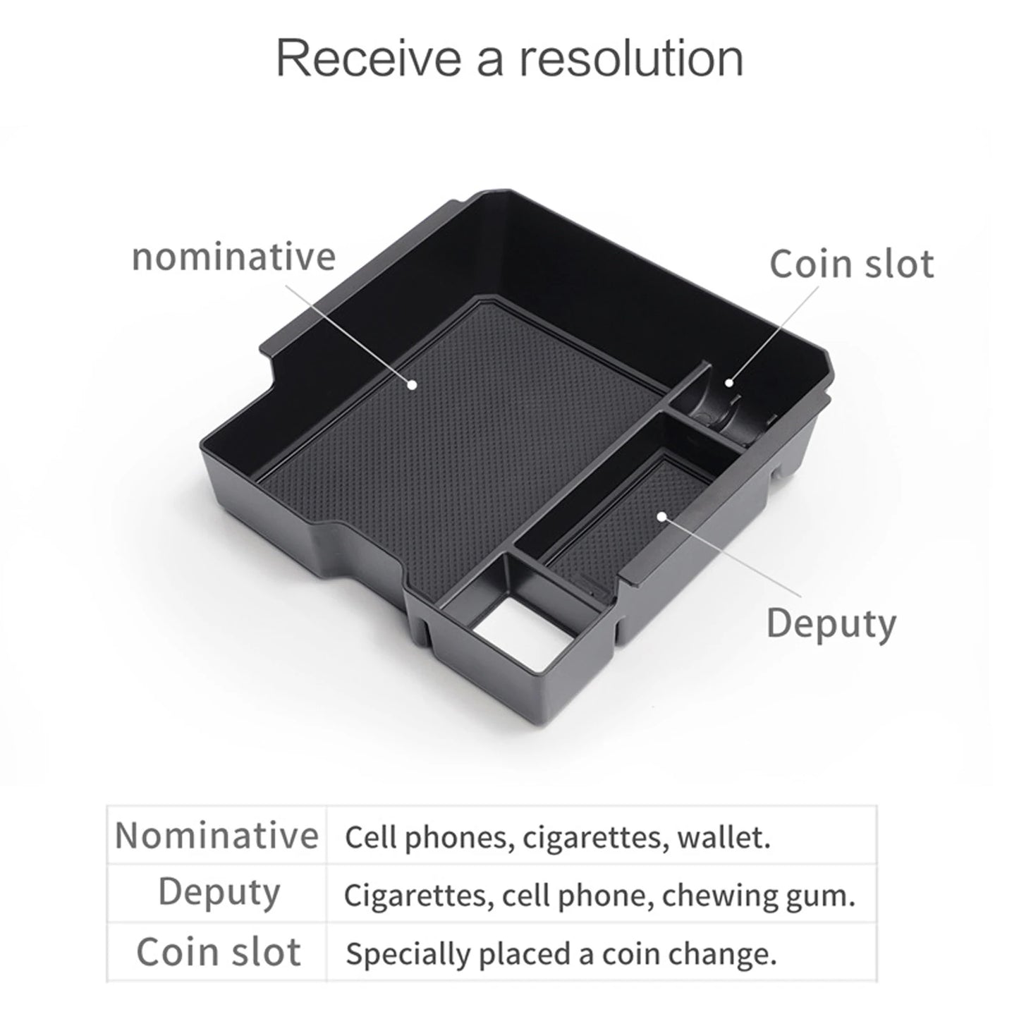 Ford Ranger Centre Console Organiser Tray