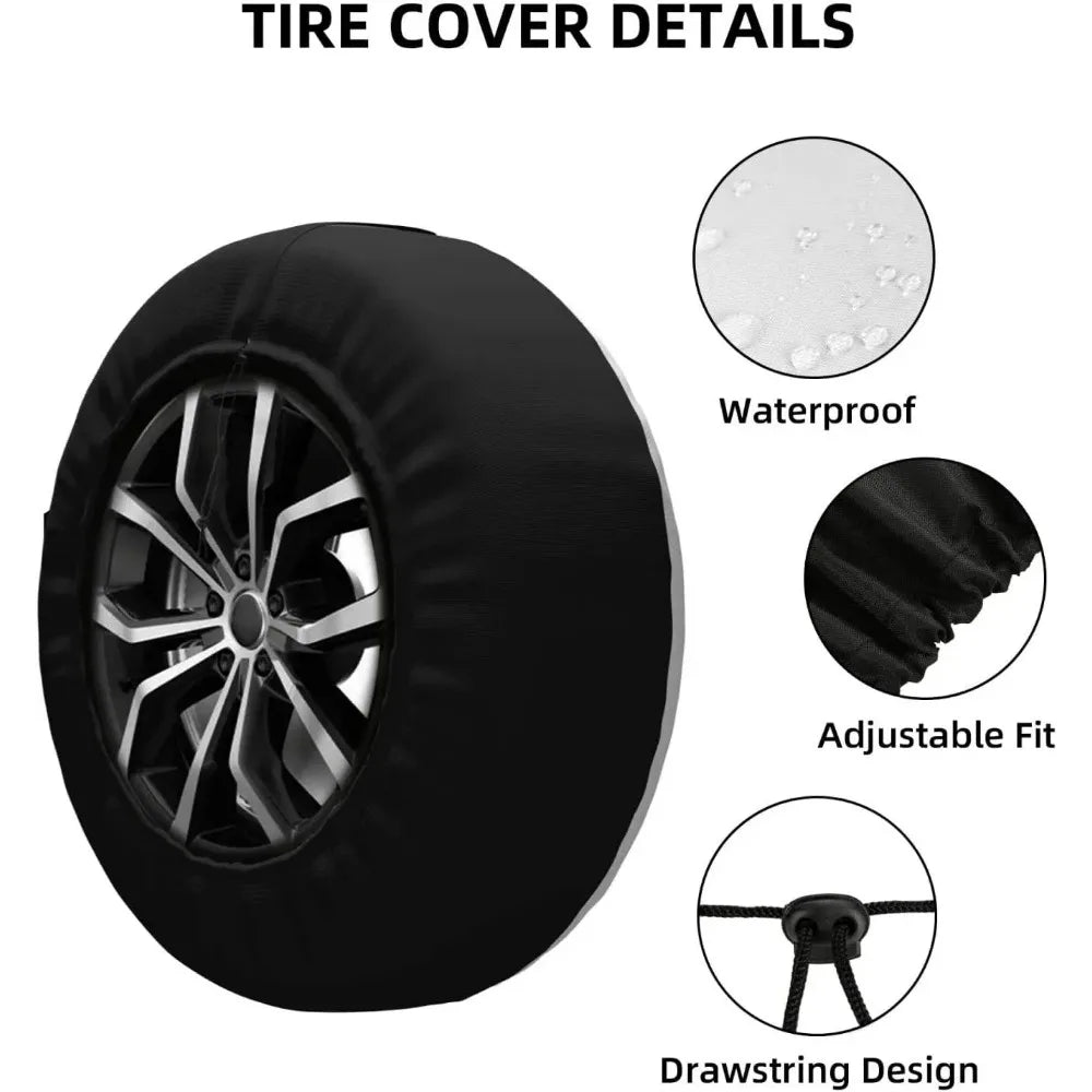Trailer Spare Wheel Cover - 14-17 Inch