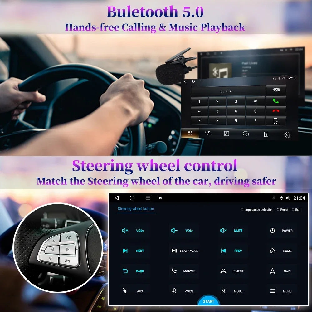 Ford Ranger/Everest 2015-2020 Android Car Stereo, 9" GPS, CarPlay