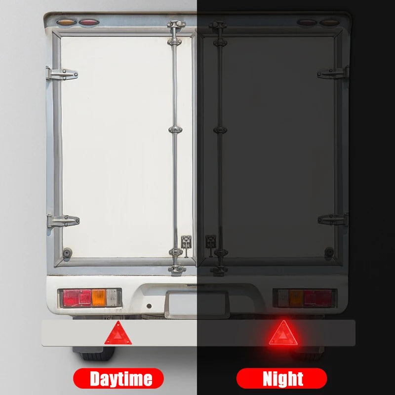 2pc Triangle Warning Reflector