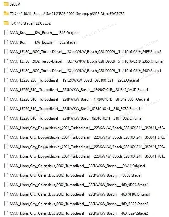 Truck Tuning Files 1.5 GB