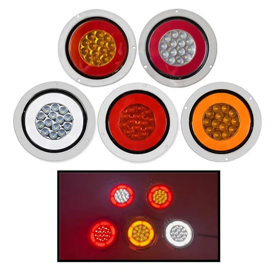 24V Round LED Trailer Tail Lights