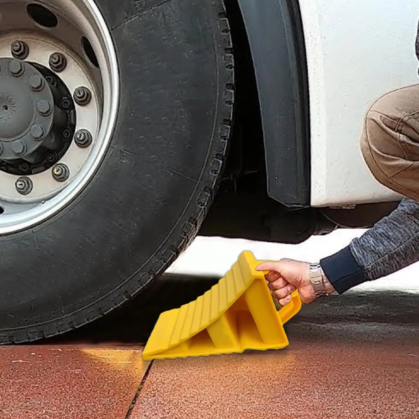 ABS Wheel Chocks for Truck, Trailer & 4WD