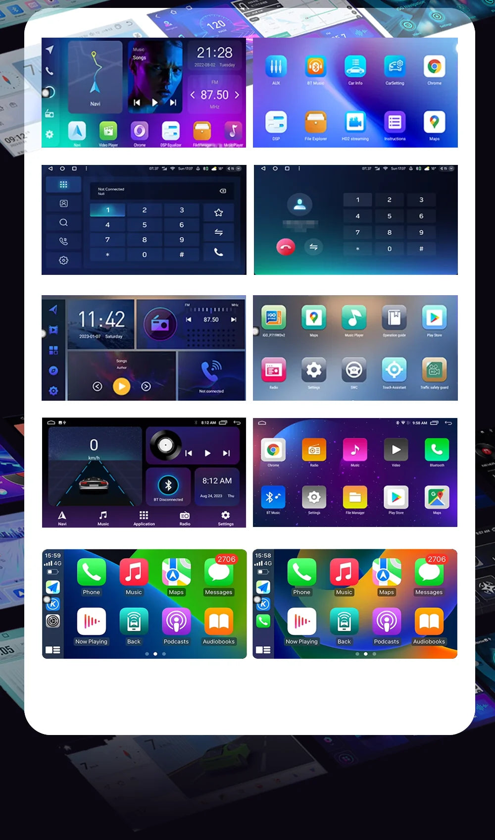Ford Ranger 2015-2022 Android 15 Head Unit, QLED, CarPlay