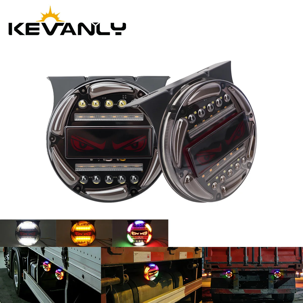 Round LED Tail Light / Side Marker