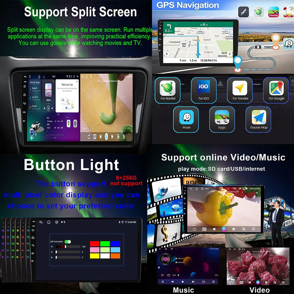 Android 16 Head Unit for Ranger 2011-2015