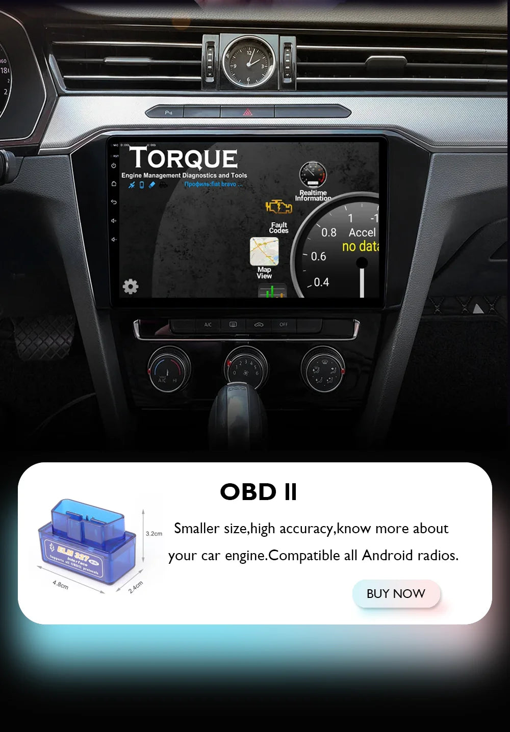 Ford Ranger 2015-2022 Android 15 Head Unit, QLED, CarPlay