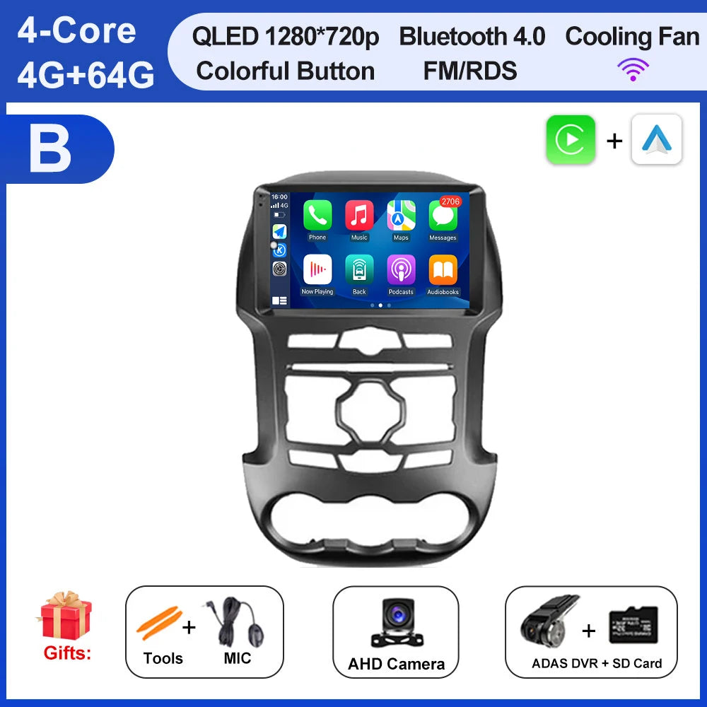 Android 16 Head Unit for Ranger 2011-2015