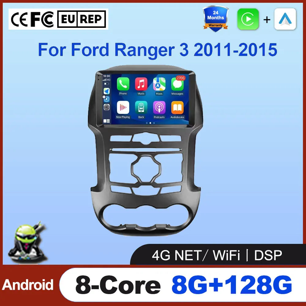 Android 16 Head Unit for Ranger 2011-2015