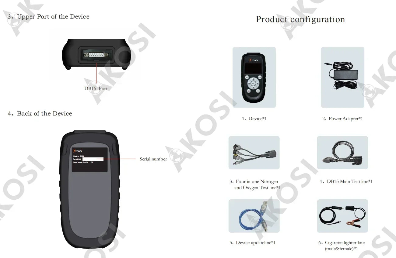 Xtruck Y005 SCR & Urea Pump Tester