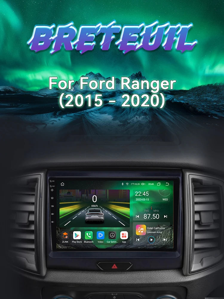 Ford Ranger/Everest 2015-2020 Android Car Stereo, 9" GPS, CarPlay
