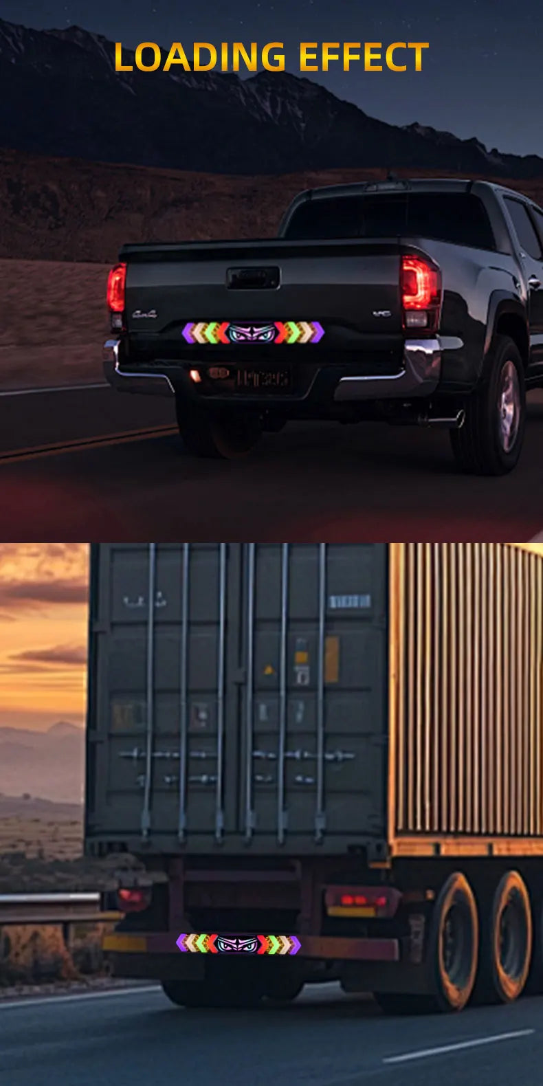 12V-24V RGB LED Tail Light