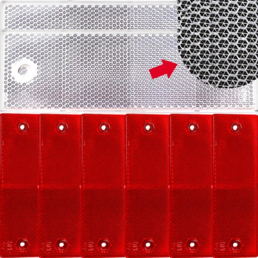 Red & White Reflective Tape