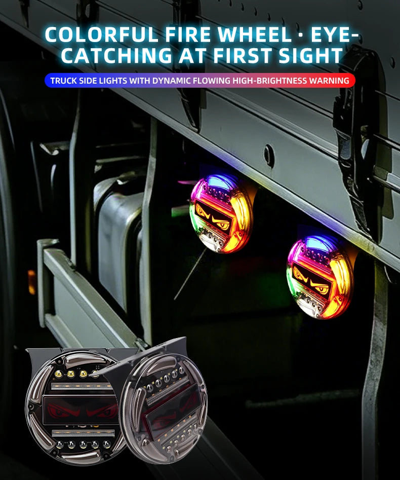 Round LED Tail Light / Side Marker