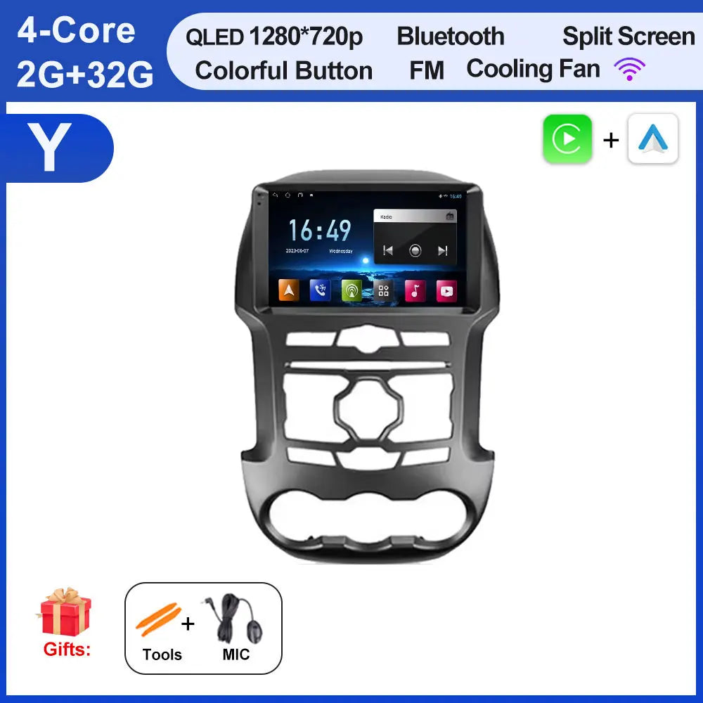 Android 16 Head Unit for Ranger 2011-2015