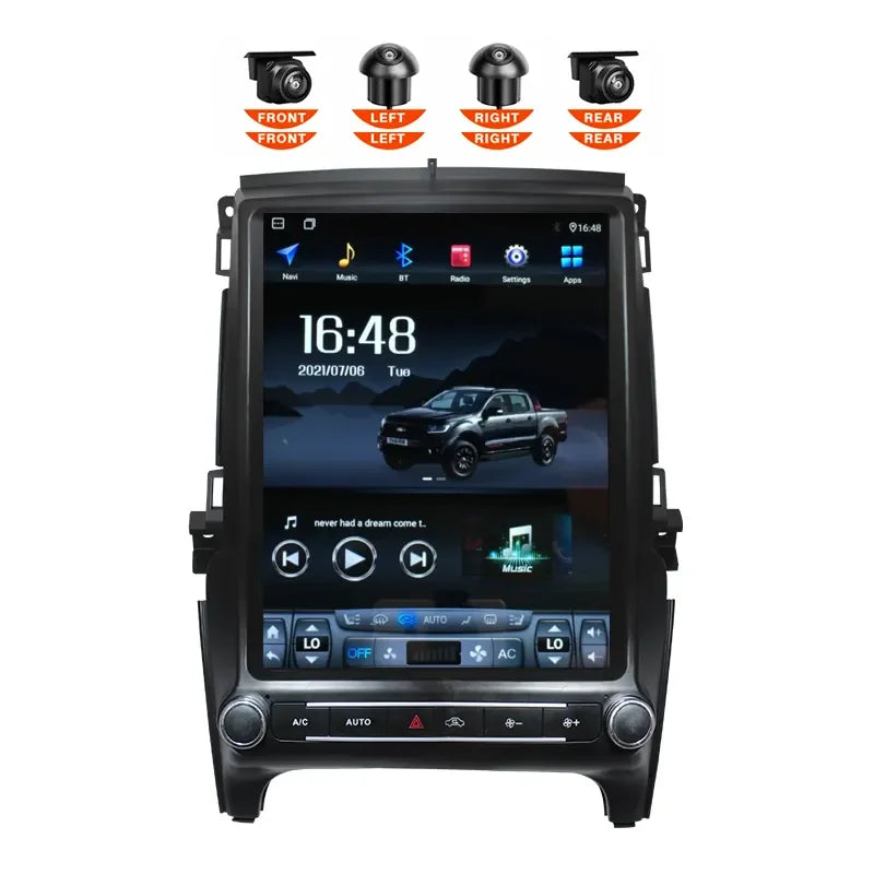 12.1" Ford Ranger / Everest Android 14 Head Unit, Wireless CarPlay