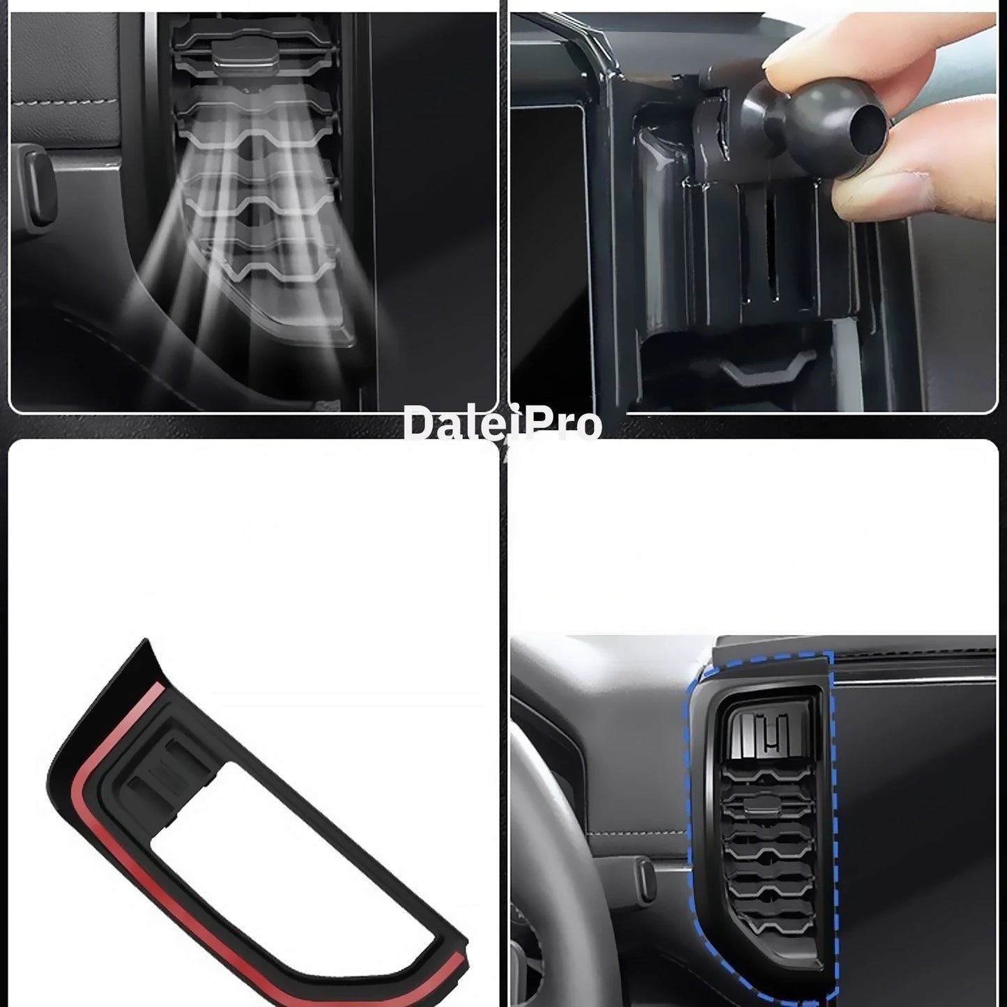 Ford Ranger Raptor/Tremor Phone Holder 2023-2025
