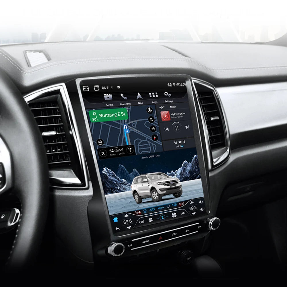 12.1" Ford Ranger / Everest Android 14 Head Unit, Wireless CarPlay