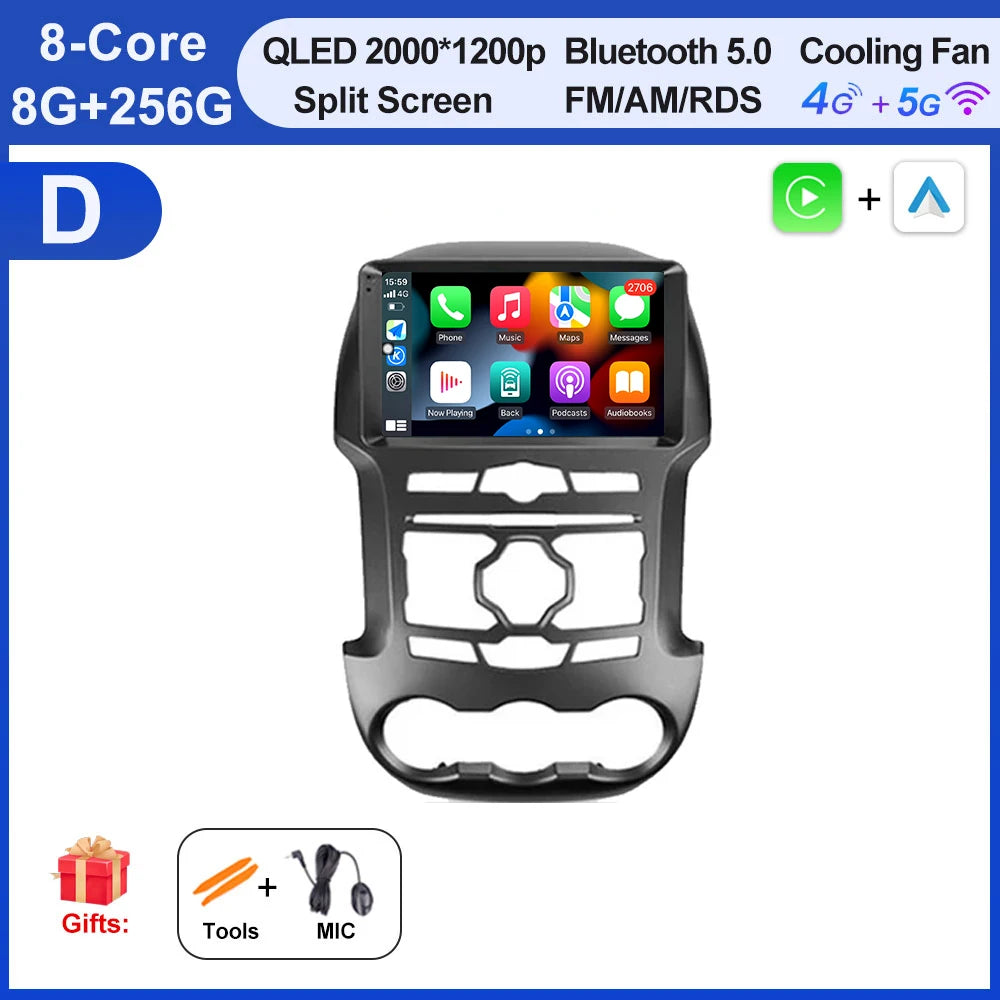 Android 16 Head Unit for Ranger 2011-2015