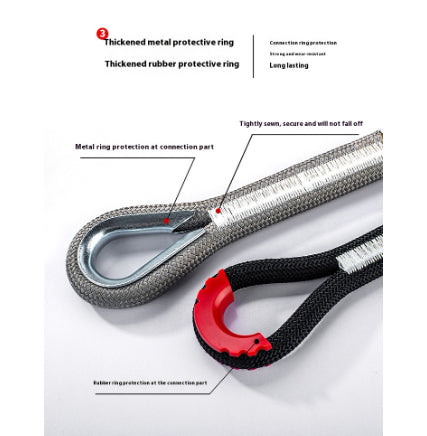 Heavy Duty Tow Rope - 3T or 5T, 5m or 7m