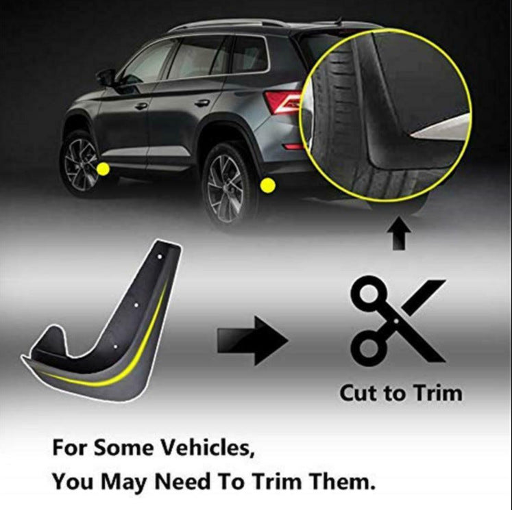 Universal Mud Flap Set - 4WD / Ute / SUV